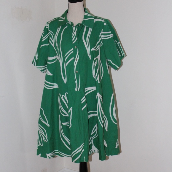 Anthropologie, The Pollie Short-Sleeve Swing Tunic Mini Dress - Picture 4 of 13